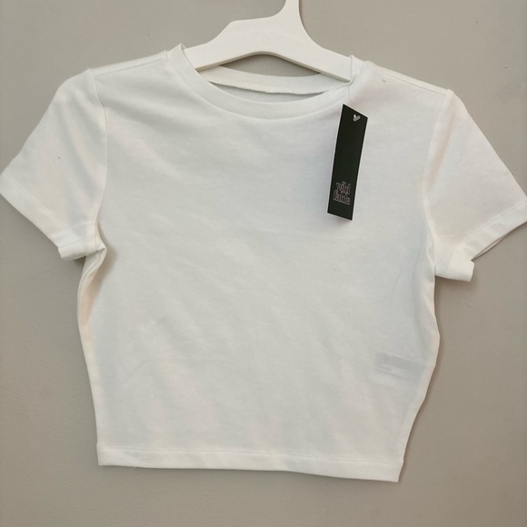 Wild Fable White Crop Top - Picture 4 of 8